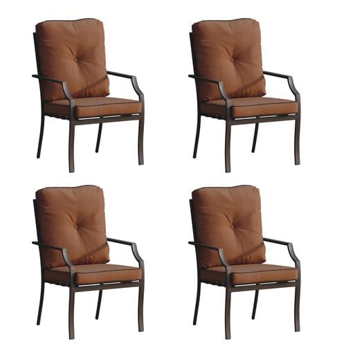 Backyard Creations Berland Park Rust Dining Patio Chair Set 4 Pack Com Backyard Creations Berland Park Rust, Backyard Creations Patio Furniture