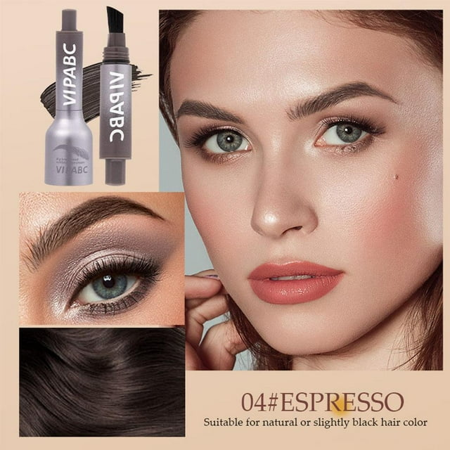 VIPABC Crème Colorante pour Sourcils - Imperméable, Application Précise, Design Rotatif