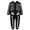 A, variant on Hotiary 3-12Y Boys Girls Halloween Reflective Skeleton Costumes Zip Up Jumpsuit Kids Long Sleeve Hooded Romper Holiday Dress Up Outfits