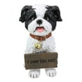 thumbnail image 3 of Ebros Shih Tzu Dog Statue With Jingle Collar Welcome Greeting Sign 11.25"Tall, 3 of 9