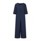 thumbnail image 4 of ICHUANYI Liquidación Mujer Casual Sólido Cuello vuelto Algodón Lino Mameluco Traje largo Mono con cremallera ICHUANYI WER202308251399, 4 of 6