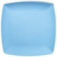 thumbnail image 2 of Gibson Home Jayson Melamine Dinner Plate, Set of 4, 10.5-inch Square, Blue, 2 of 2
