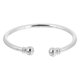 thumbnail image 1 of Brazalete de puño: Brazalete ancho de plata para mujer, estilo minimalista, con diseño abierto, ideal para el cumpleaños de mamá y hermana., 1 of 6