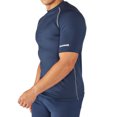 thumbnail image 3 of Rhino - Camiseta de manga corta interior deportiva para hombre (Azul marino), 3 of 3