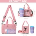 thumbnail image 5 of Mini Small Crossbody Bag Gym Bag for Women Men, Cute Small Duffle Bag Aesthetic Sports Handbag, Waterproof Gym Tote Bag Portable Fitness Shoulder Bag for Sports Travel (Black-b), 5 of 14