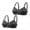 Black, variant on Xmarks Push Up Bras for Women Plus Size Floral Lace Underwire Bra Pack of 2 Skin 44/100BC
