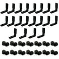 thumbnail image 1 of MasteelfCA 20Pcs 1Set Inside Corner Connectors Aluminum Joint Brackets with Screws (Black), 1 of 8