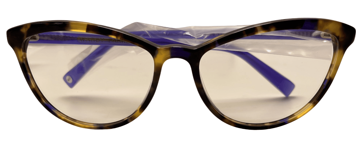Rubyページ② Maren Eyeglasses in Violet Magnolia with Polished Gold