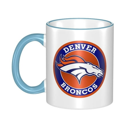 

Denver_Broncos 11 Oz Originality Coffee Mugs Large Water Mugs With Handle Porcelain Coffee Cup Thank You Gifts For Mom Dad And Friends Sky Blue