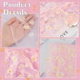 thumbnail image 5 of 4 yards Daisy Flower Print Fabric 59inch Wide Pink Polyester Tulle Lace Ribbon for Wedding Dress Skirt DIY Sewing Decorations Craft Supplies 0.2mm Thick, 5 of 6