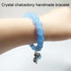 thumbnail image 3 of Pulsera elástica con cuentas de cristal curativo semiprecioso de 8 mm, unisex, 3 of 6