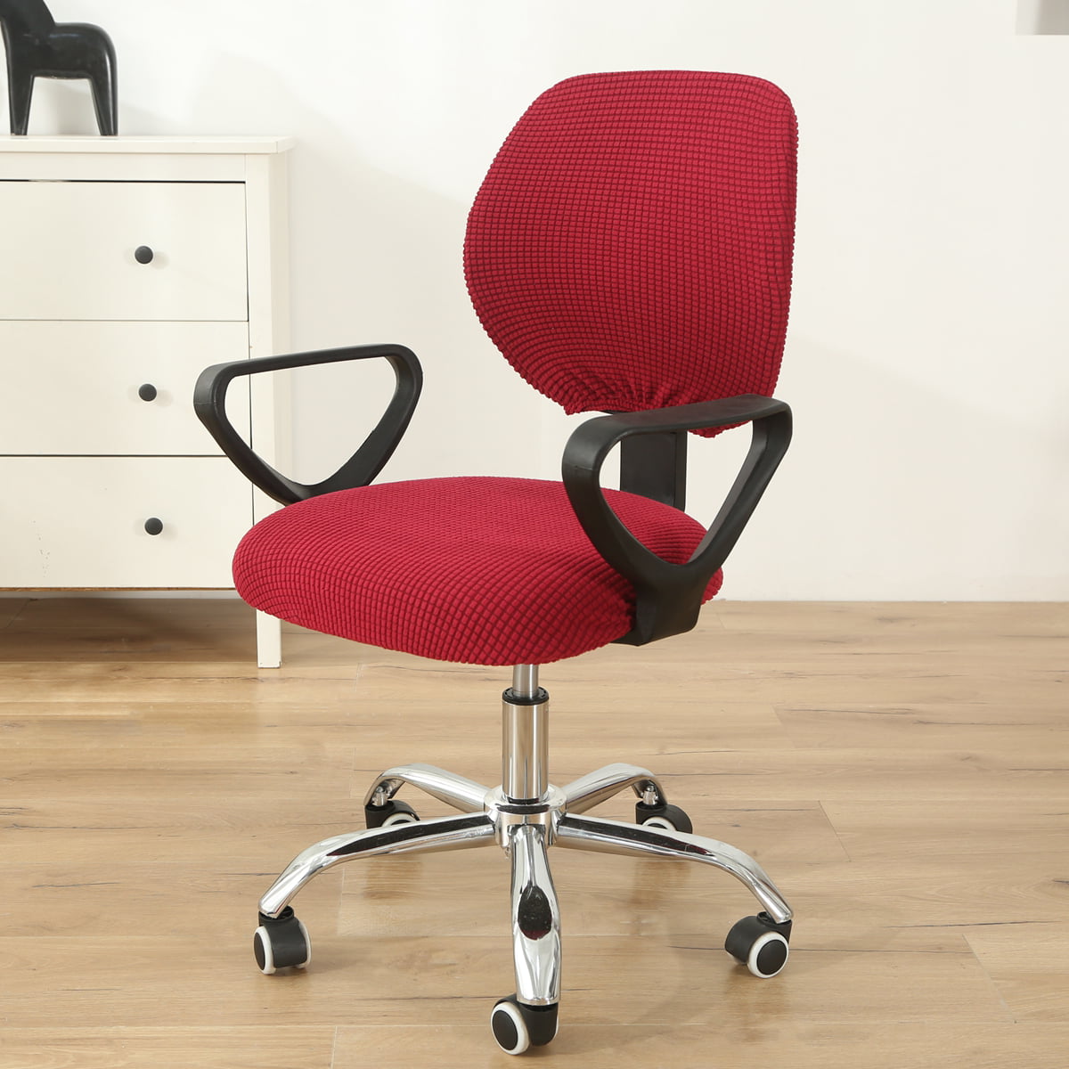 Study Office Armchair Computer Swivel Rotating Desk Chair Cover Protector Decor