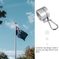 thumbnail image 3 of FRCOLOR Flag Pole Ring 2 PCS/Set 1 inch Rotating Flag Pole Clip Mounting Rings with Metal Clips,1.97"X1.57"X1.18", 3 of 5