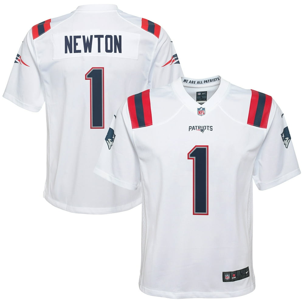 Camî€ î€€Newtonî€ New England Patriots Nike Youth Game Jerseyî€ - White ... Camî€ î€€Newtonî€ New England Patriots Nike Youth Game Jerseyî€ - White ...