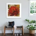 thumbnail image 3 of Art.com Fiery Dahlias II Crop Art Print by Silvia Vassileva, White Frame Wall Art, 38" x 38", 3 of 5