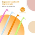 thumbnail image 4 of Double-Ended Interspace Brush, 4 PCS Orthodontic Toothbrush End Tuft Toothbrush Gum Toothbrushes Proxy Brushes Dental Tools Soft Gap Small Head Toothbrushes for Tooth Detail Cleaning, 4 of 6