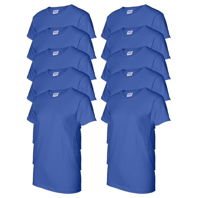 Gildan Womens Preshrunk Seamless T-Shirt, Pack of 10