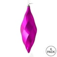 thumbnail image 3 of Vickerman 8" Fuchsia Shiny Swirl Finial Ornament, Pack of 6, 3 of 3