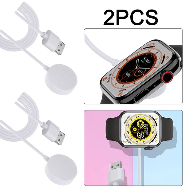2 Uds 5V USB Soporte Carga Magnético Cargador Reloj para S8 Pro/DT3/S8 PRO MAX