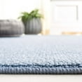 thumbnail image 4 of SAFAVIEH River Randa Solid Polyester Area Rug, Blue, 4' x 6', 4 of 8