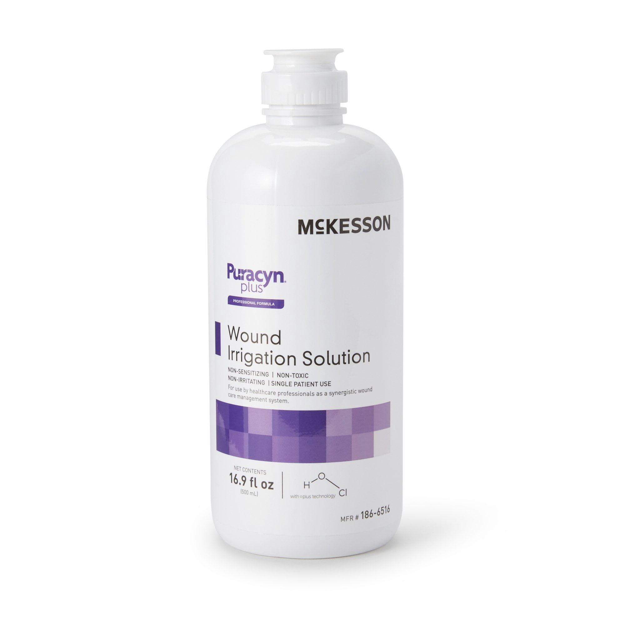 McKesson Puracyn Plus Professional Wound Irrigation Solution, 16.9 oz, 1 Ct