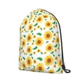 thumbnail image 2 of XMXT Waterproof Gym Bag, Sunflower Flower Background Drawstring Backpack for Men, s Multicolor, 2 of 8
