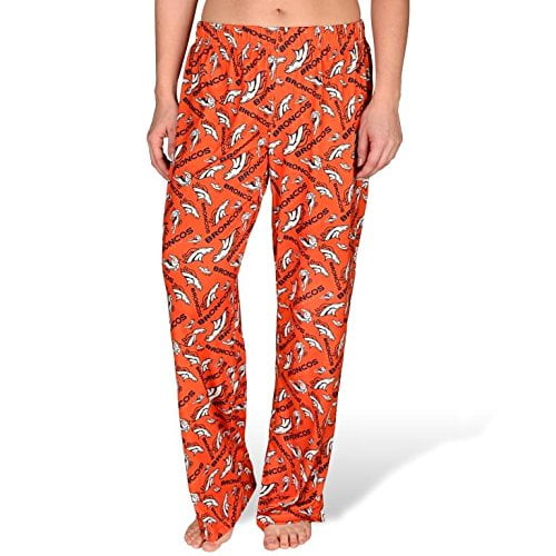 NFL Womens Repeat Polyester Print Lounge Pants Denver Broncos by Forever Collectibles