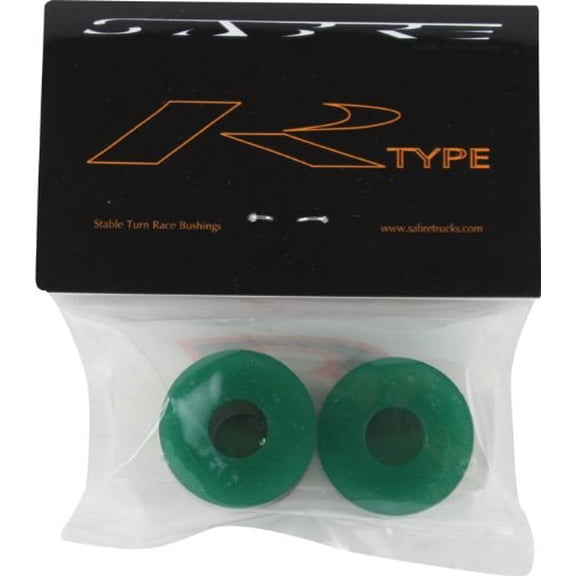 Sabre R-Type Bushings 93A Clear Green 2 Pack with Washers