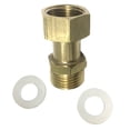 thumbnail image 2 of Conector de Adaptador de Rosca de 1/2 "de Latón Completo Montaje de Tubería DYNWAVEMX Adaptador de rosca de latón, 2 of 8