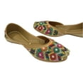 thumbnail image 4 of Women Punjabi Juti Handmade Traditional Wedding Ethnic Shoes Flat Mojari Bridal Soft Juttis US 6 / EURO 36, 4 of 5
