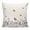Khaki Light Purple, variant on Throw Pillow Covers 18x18 Inch, Beige Spring Floral Butterfly Decorative Pillow Cases for Couch Sofa Bed, Farmhouse Flowers Botanical Cotton Linen Square Home Decor Pillowcases with Hidden Zipper