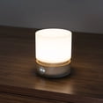 thumbnail image 3 of Temporizador, regulador de intensidad, recargable para niños y adultos, perfecto para el cuidado del bebé, uso en la mesita de noche y en la mesa - Luz de noche LED con vetas de madera de, 3 of 5