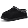 thumbnail image 1 of Zapatillas Gdazzio para mujer, fuzzy, acogedoras, negras, 1 of 8