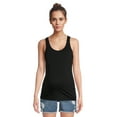 thumbnail image 4 of Time and Tru Maternity Essentials Non Shirred Tank, Sizes S-XXL, 4 of 6