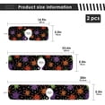 thumbnail image 4 of Coolnut 2 Pack Faucet Mat Splash Guard for Kitchen Sink,Halloween Spooky Black 30x5 Inch Super Absorbent Microfiber Sink Protector Mat, Kitchen Sink Mat Machine Washable Kitchen Sink Accessories, 4 of 7