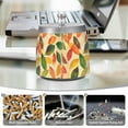 thumbnail image 6 of Yayeee Ashtray with Lid for Cigarette Smokeless Stainless Steel Home Ash Holder, Green Retro Autumn Leaves, 6 of 7