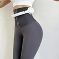 thumbnail image 7 of Womens Fleece Lined Corset Leggings with Adjustable Body Shaping Waist Trainer Yoga Pants Slimming Warm Thermal Leggings, 7 of 7