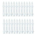 thumbnail image 3 of Oioii 12/16PCS Christmas Tree Guard,Small Christmas Tree Fence, White Plastic Traditional Around Xmas Gate, Ideal for Home Decoration, Wedding, Fairy Garden, Party, B(16PCS), 3 of 3