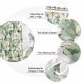 thumbnail image 6 of Sage Green Spring Floral Waterproof Fabric Shower Curtain,Summer Botanical Farmhouse Waterproof Fabric Shower Curtain for Bathroom Curtains Bathtubs Hotel Shower Curtains with 12 Hooks Stall 48x72in, 6 of 8
