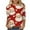 #1 White, variant on Lolmot 3/4 Length Sleeve Womens Tops Christmas Snowflakes Snowmen Christmas Tree Printed Loose Fit Blouse Tunic Fashion Plus Size Round Neck Shirt Tee Fall Holiday Tops