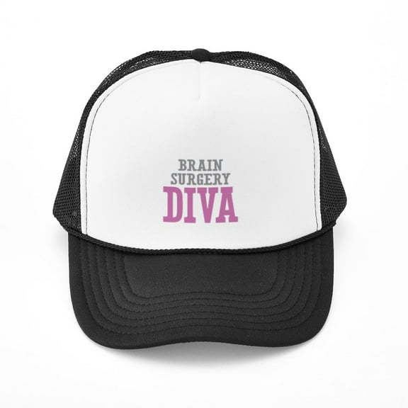 CafePress - Brain Surgery DIVA - Adjustable Unisex Printed Trucker Hat with Mesh Back