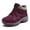 Red, variant on Women Winter Boots Warm Lined Ankle Booties Waterproof Comfortable Hiking Walking Shoes Winter Boots for Women (Purple,Size 8)