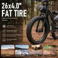 thumbnail image 2 of EOEOTWO 1500W Electric Bike for Adults, 26" x 4.0 Fat Tire Ebike, 34MPH Fast Mountain E-Bike with 48V 17.5Ah Removable Battery, Full Suspension, Mechanical Disc Brakes, 396lbs Capacity, UL 2849, 2 of 5