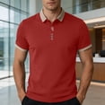 thumbnail image 7 of COSFO Colorblock Mens Golf Polo Shirts Short Sleeve Casual Golf Shirt Quick Dry Performance Pullover Collared Loose Fit Tops, 7 of 7
