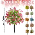 thumbnail image 3 of Artificial Flowers for Outdoors Wildflower Decor Realistic Artificial Flowers for Outdoors Outdoor Fakeplants Flowers Artificial Outdoor Flowers That Look Real, 3 of 5
