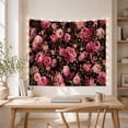 thumbnail image 5 of Pink Peonies Among Hydrangeas on Charcoal, Romantic Vintage for Flower Lovers, Botanical Wall Art, Mother's Day Gift, Tapestry Wall Hanging for Bedroom and Living Room, 5 of 7