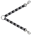 thumbnail image 1 of Buckle-Down Leash Splitter - Chevron Weathered Black Grays - 1" Wide - 30" Length, 1 of 1