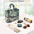 thumbnail image 5 of FORMRS Womens Corduroy Tote Bag Crossbody Shoulder Handbag with Pocket, Beige Floating Whale, 5 of 7