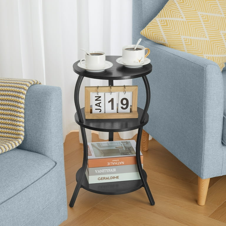 Slim round side table hotsell