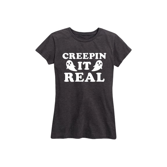 Instant Message - Creepin it Real - Women's Short Sleeve Graphic T-Shirt